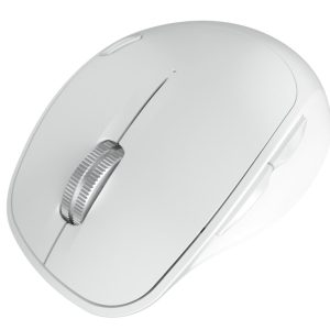 Mouse Klip Xtreme Duotrak Diestro RF inalámbrico Blanco