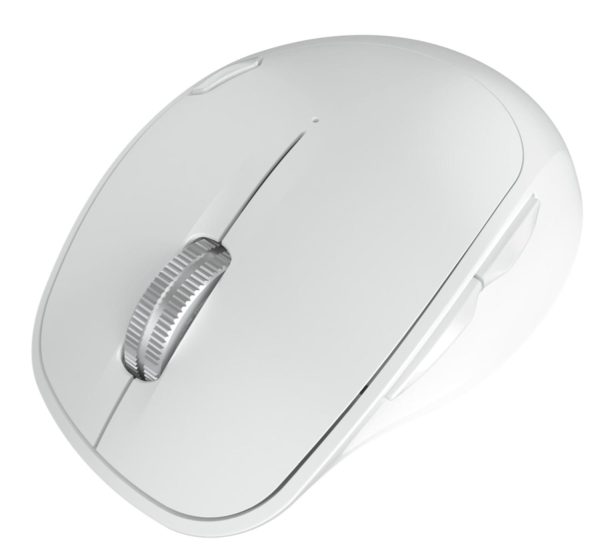 Mouse Klip Xtreme Duotrak Diestro RF inalámbrico Blanco