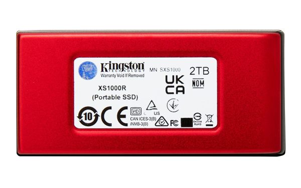 Disco de Estado Sólido Externo Kingston XS1000 Red 2 TB - Imagen 2
