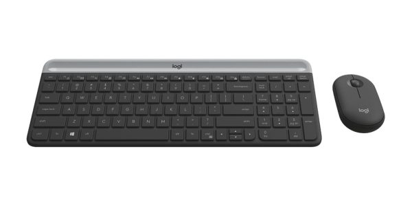 Combo de Teclado y Mouse Slim Wireless Combo MK470 inalámbrico Blanco - Imagen 3