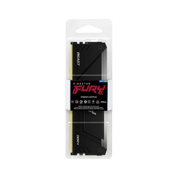 Memoria RAM Fury Beast RGB 8 GB DDR4 3600 MHz - Imagen 2