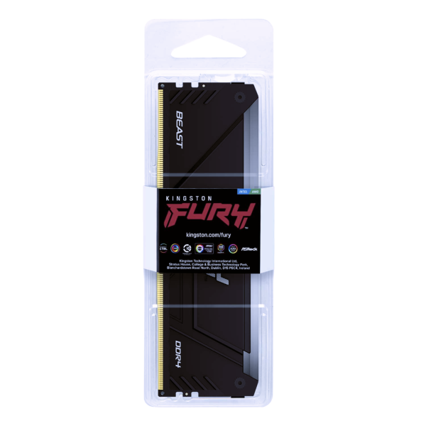 Memoria RAM Fury Beast RGB 8 GB DDR4 3200 MHz - Imagen 3