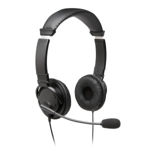 Audífonos Diadema c/Micrófono Fit K97603 Alámbrico Negro