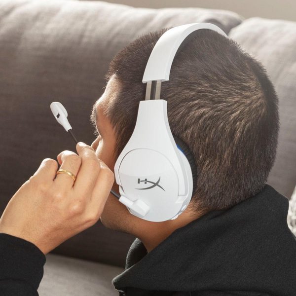 Audífonos Diadema Gamer HyperX Cloud Stinger Core PS Blanco - Imagen 9