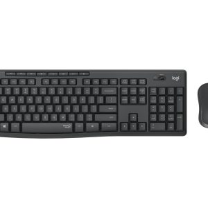 Combo de Teclado y Mouse MK295 inalámbrico Grafito