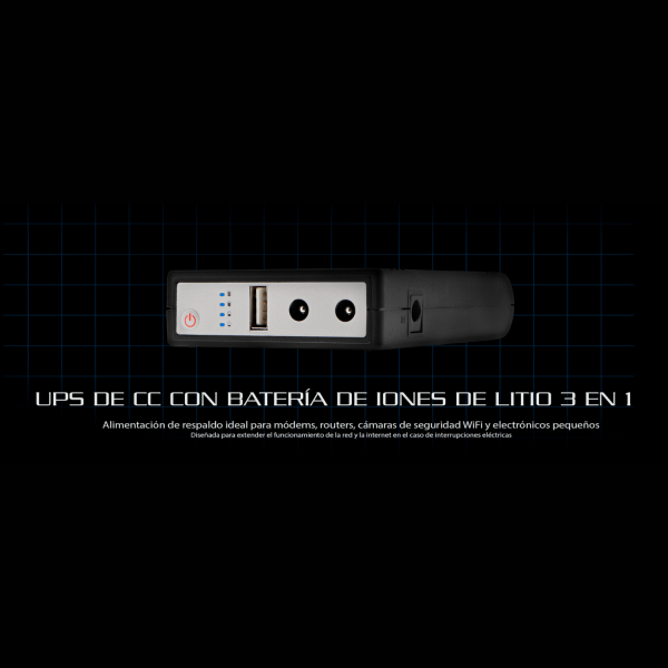 Mini UPS Forza DC-140USB USB Salidas de 5/9/12V - Imagen 5