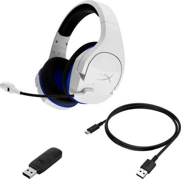 Audífonos Diadema Gamer HyperX Cloud Stinger Core PS Blanco - Imagen 3