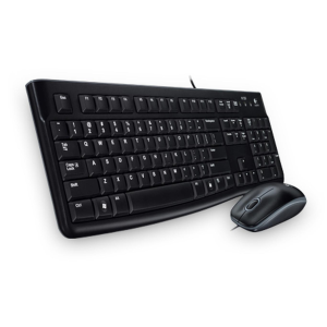 Combo de Teclado y Mouse MK120 USB Negro