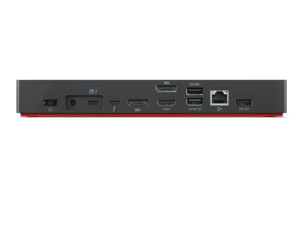 Docking Station Alámbrico Thunderbolt 4 Negro, Rojo - Imagen 6
