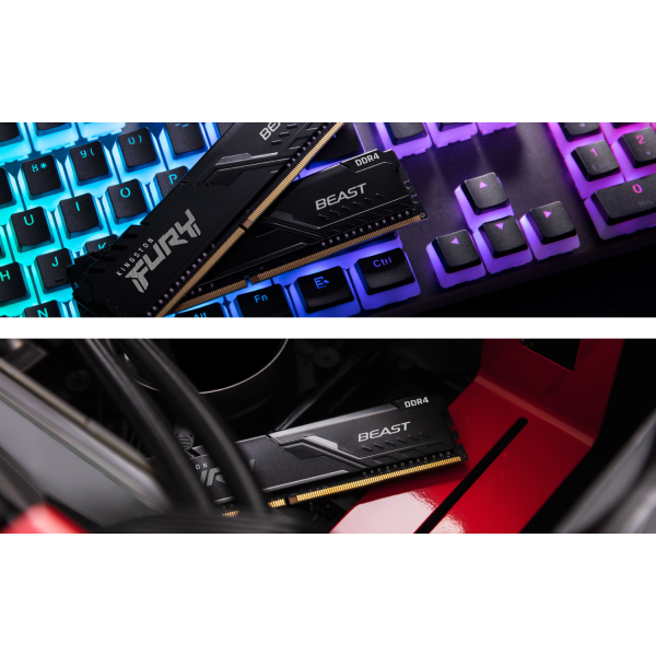 Memoria RAM Kingston Fury Beast Black 32 GB DDR4 3200 MTs - Imagen 3