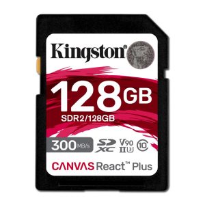 Tarjeta De Memoria flash Canvas React Plus 128 GB SD UHS-II