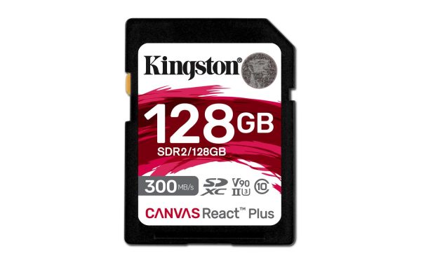 Tarjeta De Memoria flash Canvas React Plus 128 GB SD UHS-II