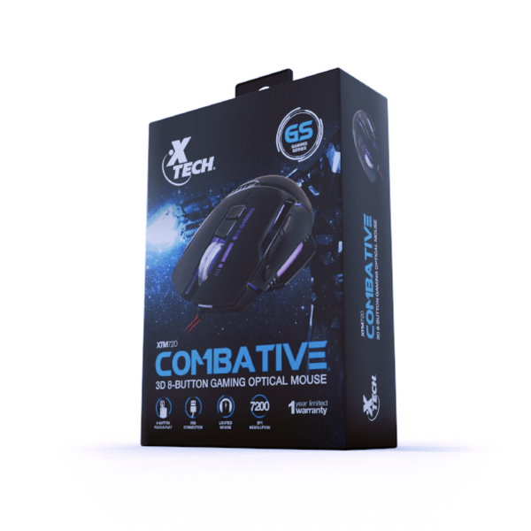 Mouse XTM-720 Diestro USB tipo A Óptico - Imagen 6