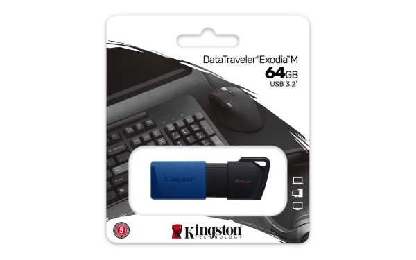 Pendrive DataTraveler Exodia M USB 64 GB USB 3.2 Gen 1 - Imagen 3