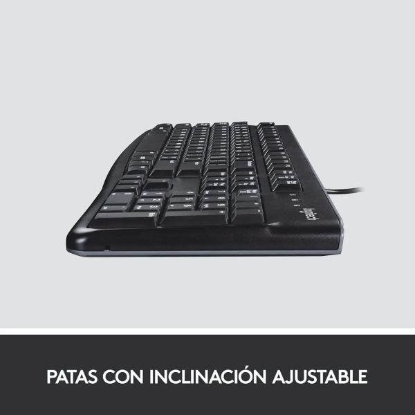 Teclado Logitech K120 USB Español silencioso antiderrame - Imagen 4