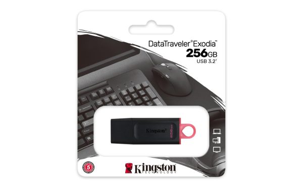 Pendrive Unidad Flash USB DataTraveler Exodia 256 GB USB tipo A - Imagen 6