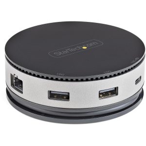 Docking Station Portátil HDMI 4K DP VGA GbE 3 puertos USB