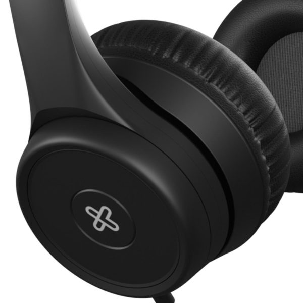 Audífonos Teletrabajo Klip Xtreme KCH-510 Alámbrico Negro - Imagen 4