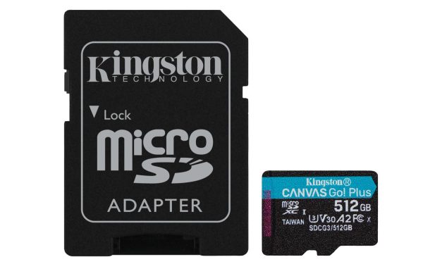 Memoria Flash Canvas Go! Plus 512 GB MicroSD UHS-I Clase 10