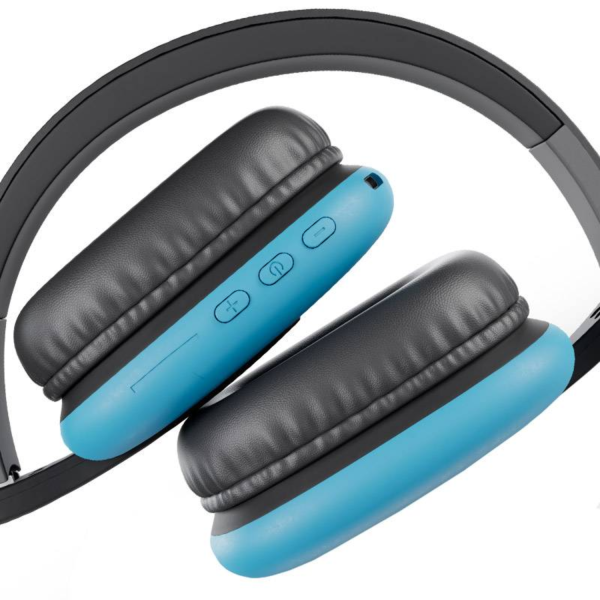 Auriculares Over-Ear Inalámbrico Klip Xtreme KWH-010BK Azul - Imagen 4