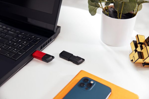 Pendrive Unidad Flash USB 128 GB USB tipo A Negro Rojo - Imagen 14