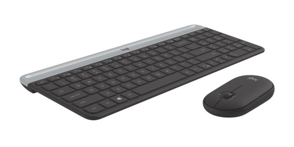 Combo de Teclado y Mouse Slim Wireless Combo MK470 inalámbrico Blanco - Imagen 5