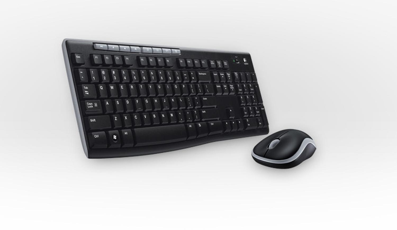 Combo de Teclado y Mouse MK270 inalámbrico Negro - Imagen 3