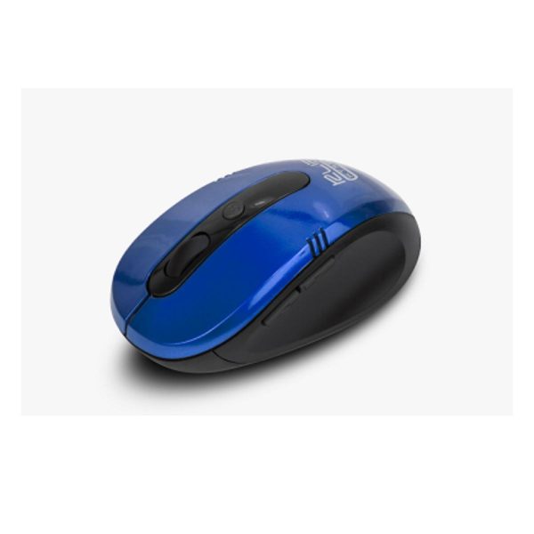 Mouse Inalámbrico 6 Botones Diestro Azul - Imagen 3