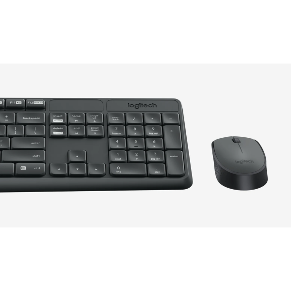 Combo de Teclado y Mouse MK235 inalámbrico Negro - Imagen 5