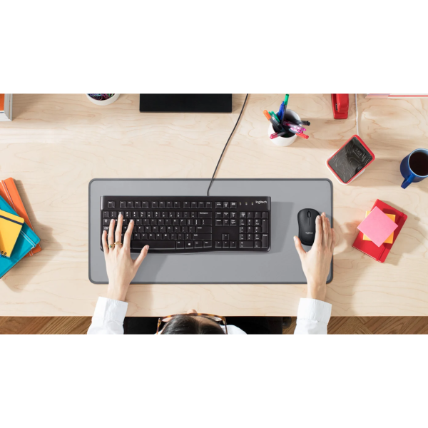 Teclado Logitech K120 USB Español silencioso antiderrame - Imagen 8