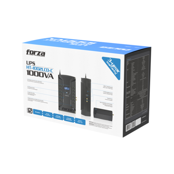 UPS Forza 1000 VA HT-1002LCD-C Interactiva 12 salidas - Imagen 6