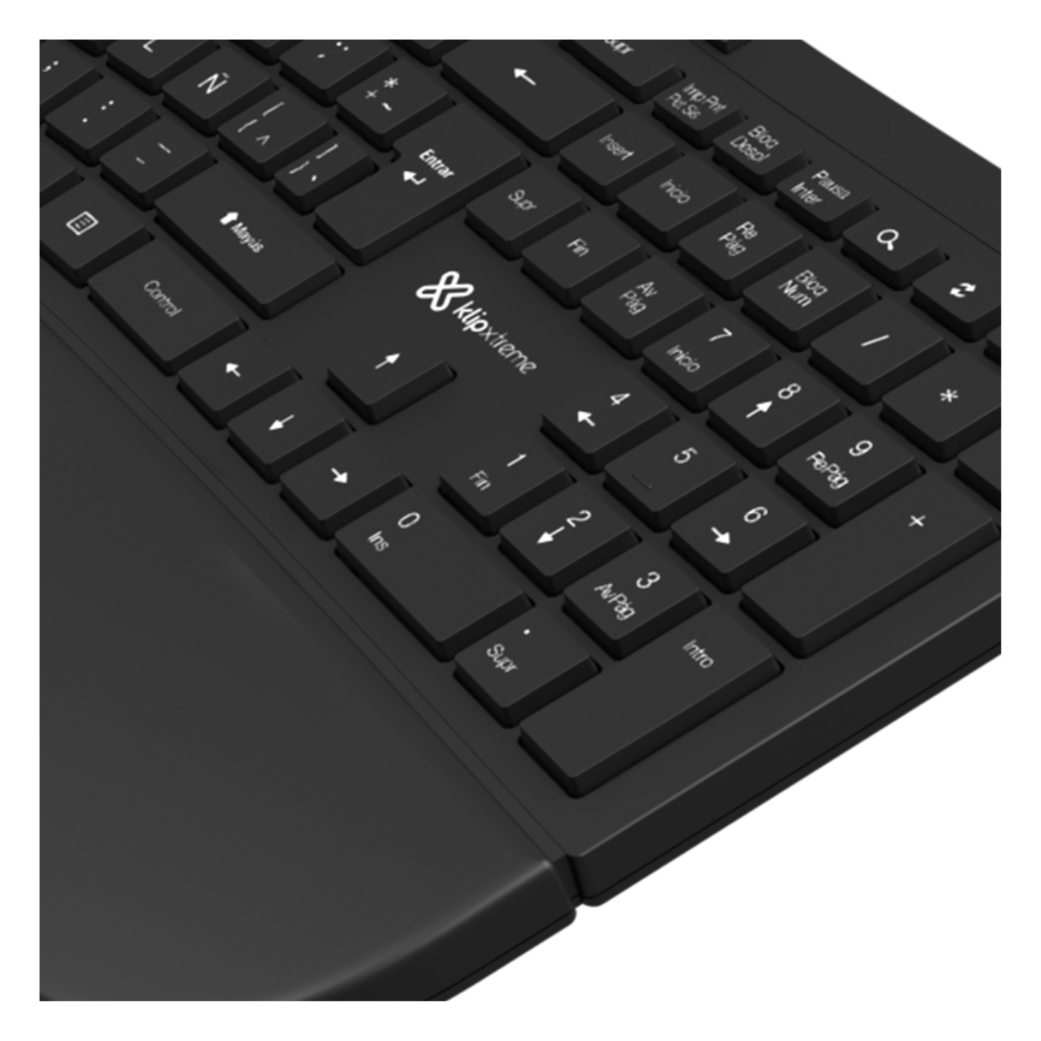 Teclado Transcend RF inalámbrico QWERTY Español Negro - Imagen 4