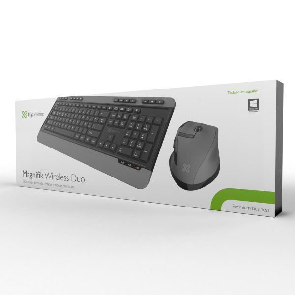 Kit Teclado y Mouse Magnifik RF inalámbrico QWERTY - Imagen 7