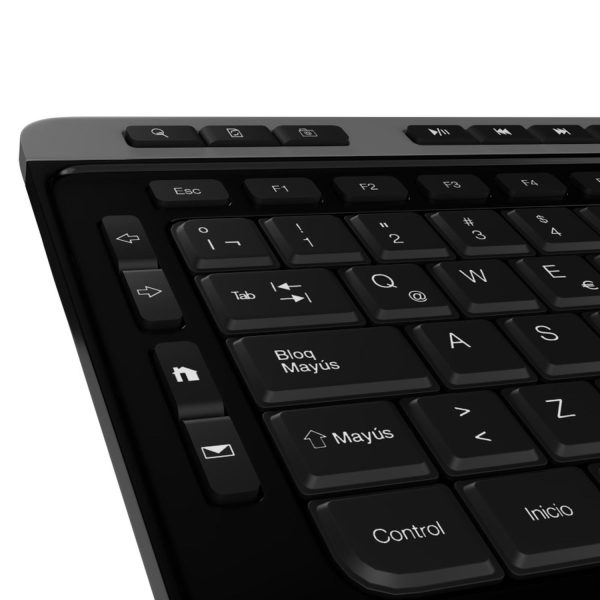 Kit Teclado y Mouse Magnifik RF inalámbrico QWERTY - Imagen 5