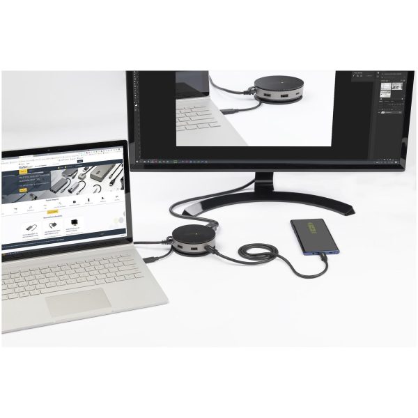 Docking Station Portátil HDMI 4K DP VGA GbE 3 puertos USB - Imagen 4