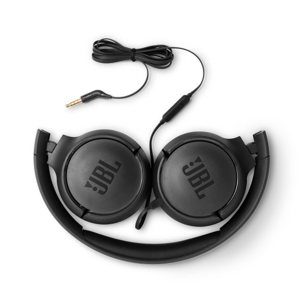 Audífonos Diadema c/Micrófono JBL Tune 500 Alámbrico Negro - Imagen 3