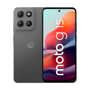 Celular Moto G15 4GB 128GB Android 15 6.7" Gris