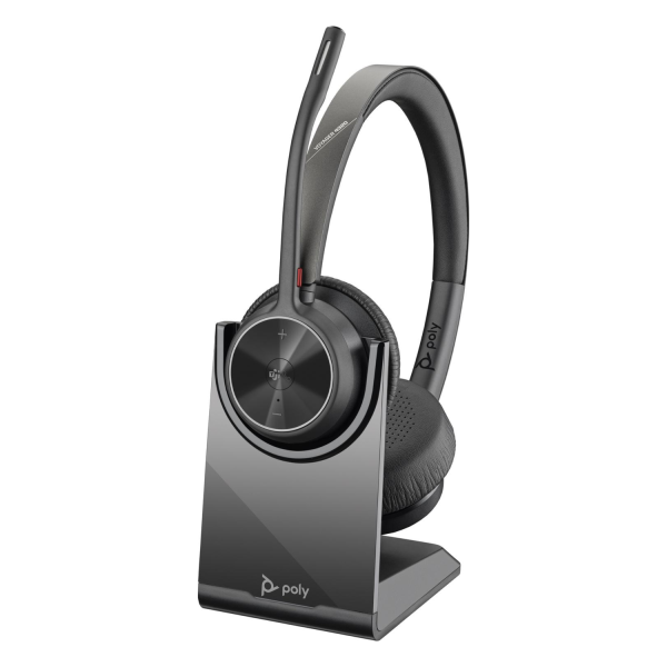 Audífonos Diadema Poly Voyager 4320 Inalámbrico Negro - Imagen 2