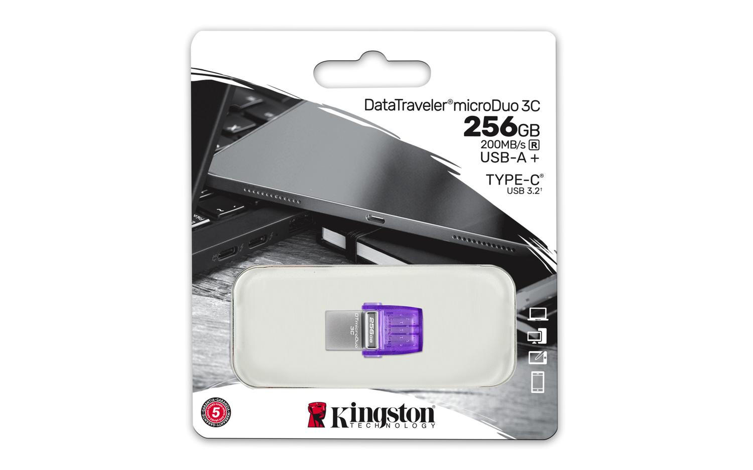 Pendrive Unidad Flash USB 256 GB USB Type-A USB Type-C - Imagen 4
