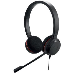 Audífonos Teletrabajo Jabra Evolve20 UC Duo Negro