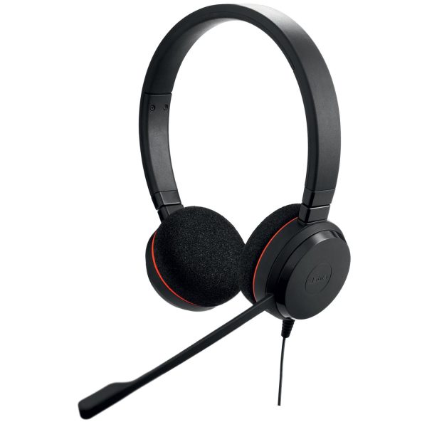 Audífonos Teletrabajo Jabra Evolve20 UC Duo Negro
