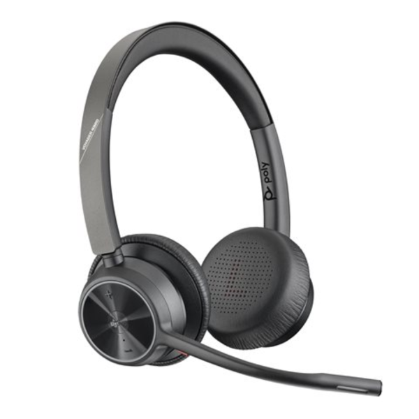 Audífonos Diadema Poly Voyager 4320 Inalámbrico Negro