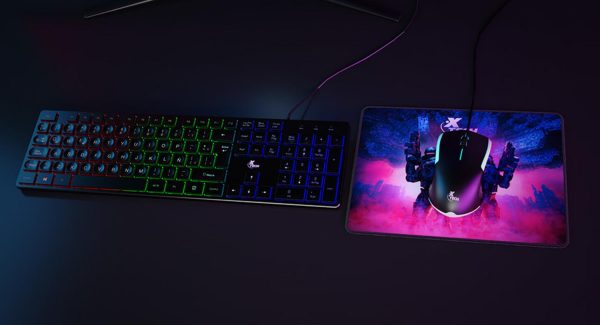 Kit Teclado y Mouse Xtech USB QWERTY Español Negro - Imagen 3