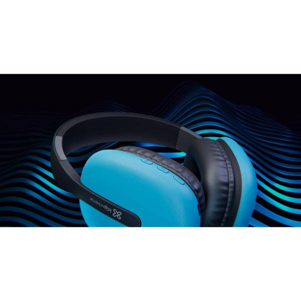 Auriculares Over-Ear Inalámbrico Klip Xtreme KWH-010BK Azul - Imagen 6
