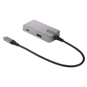 Mini Docking Station USB-C a HDMI 2.0 4K USB de 3 Puertos
