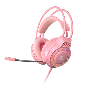 Audífonos Diadema Gamer Xtech XTH-564 Alámbrico Rosa