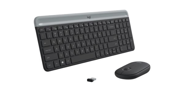 Combo de Teclado y Mouse Slim Wireless Combo MK470 inalámbrico Blanco - Imagen 4