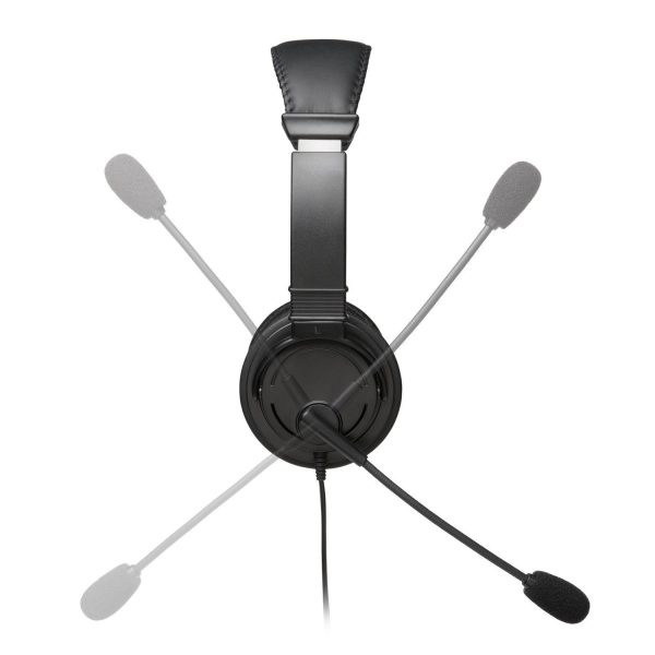 Audífonos Diadema c/Micrófono Fit K97603 Alámbrico Negro - Imagen 2
