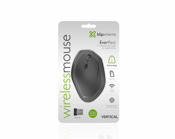 Mouse EverRest Diestro RF inalámbrico Óptico - Imagen 10