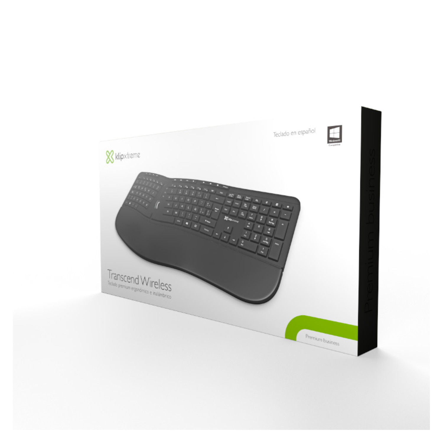 Teclado Transcend RF inalámbrico QWERTY Español Negro - Imagen 6